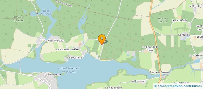 localisation de l'entreprise SCI AU BOIS  JOUE-SUR-ERDRE