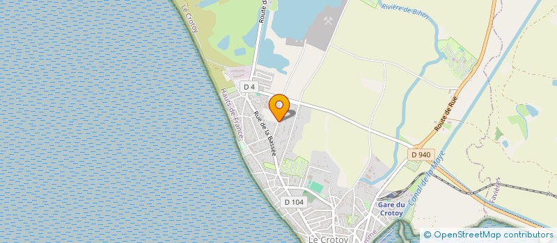 localisation de l'entreprise SCI AU BOIS DE GOUY à LE CROTOY