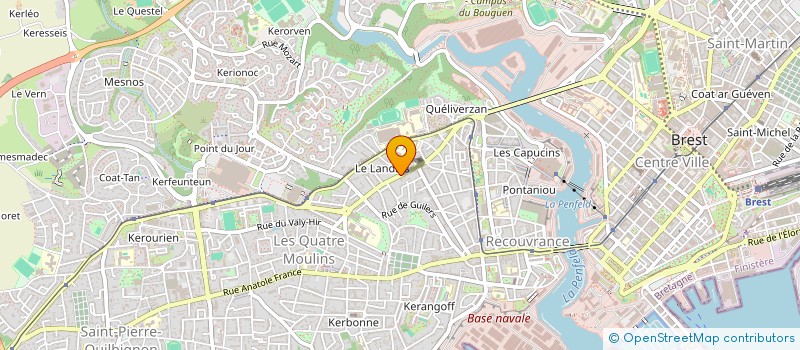 localisation de l'entreprise SCI AU BOIS DE VIOLETTE  BREST