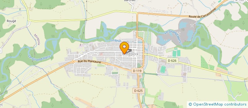 localisation de l'entreprise SCI AU BOIS JOLI à MIREPOIX