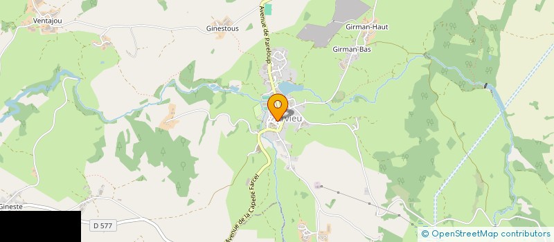 localisation de l'entreprise SCI AU BON ACCUEIL  ARVIEU