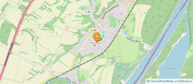 localisation de l'entreprise SCI AU BON AMI  NIEDERLAUTERBACH