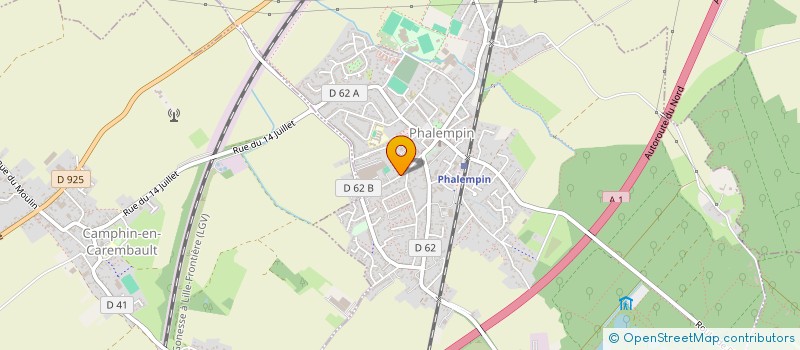 localisation de l'entreprise SCI AU BON MARCHE  PHALEMPIN