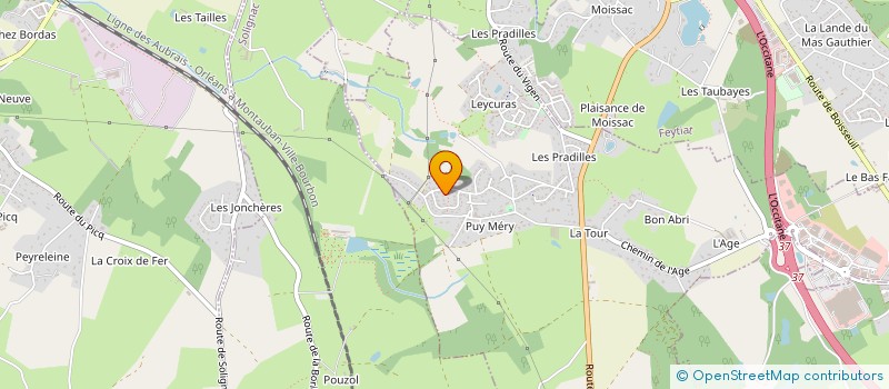 localisation de l'entreprise SCI AU BON ST ELOI  LE VIGEN