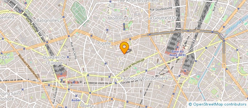 localisation de l'entreprise SCI AU BONHEUR DES DAMES  PARIS