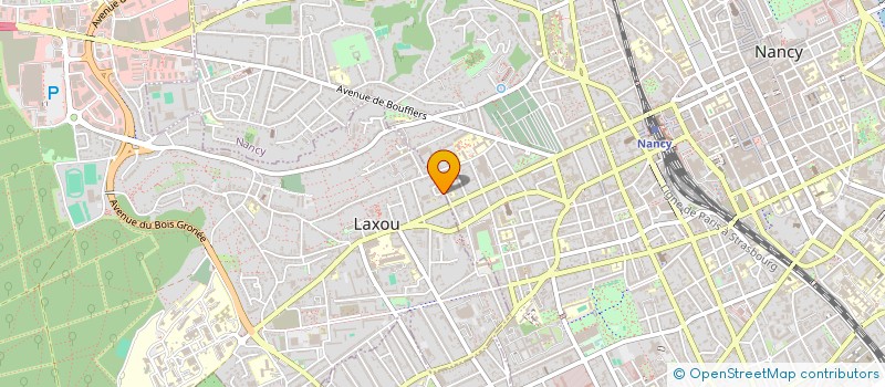 localisation de l'entreprise SCI AU BORD DE L'EAU  LAXOU