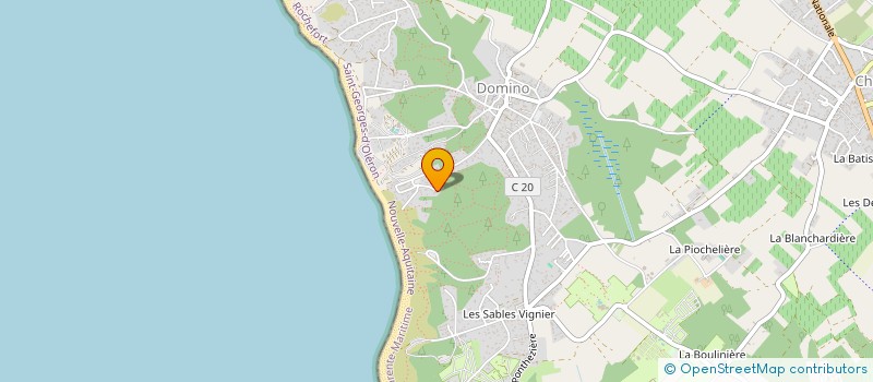 localisation de l'entreprise SCI AU BOUT DE LA PLAINE  SAINT-GEORGES-D'OLERON