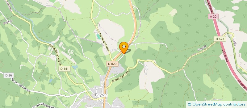 localisation de l'entreprise SCI AU BOUT DE MES REVES  PAYRAC