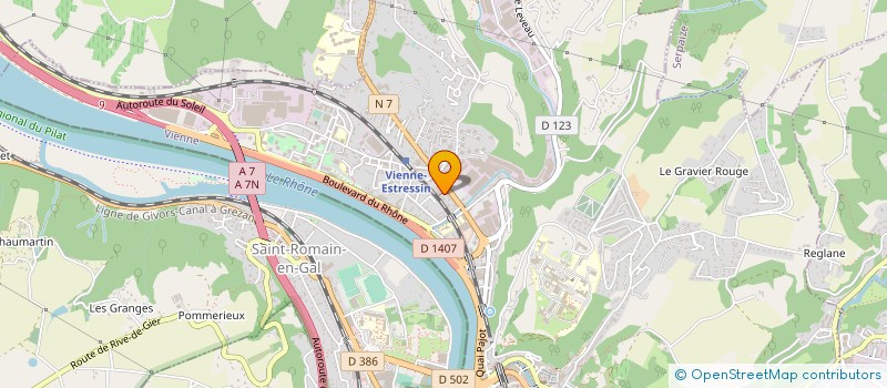 localisation de l'entreprise SCI AU BOUT DU CHAMP à VIENNE