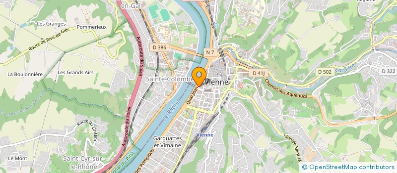 localisation de l'entreprise SCI AU CADRAN SOLAIRE à VIENNE