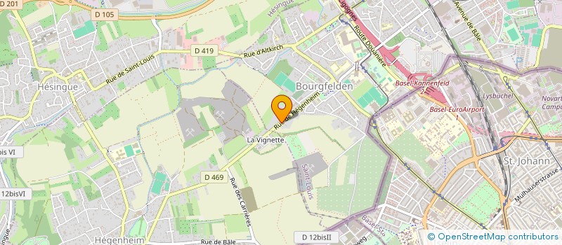 localisation de l'entreprise SCI AU CEDRE  SAINT-LOUIS