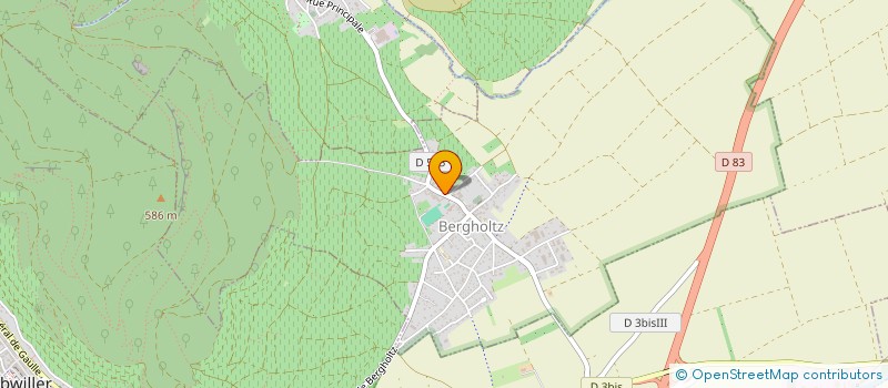 localisation de l'entreprise SCI AU CEP DE VIGNE  BERGHOLTZ