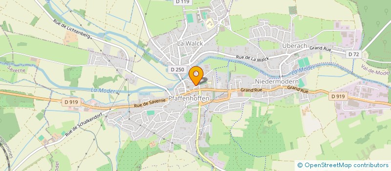 localisation de l'entreprise SCI AU CERF  VAL-DE-MODER