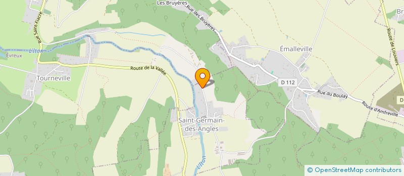 localisation de l'entreprise SCI AU CHANT DU ROSSIGNOL  SAINT-GERMAIN-DES-ANGLES