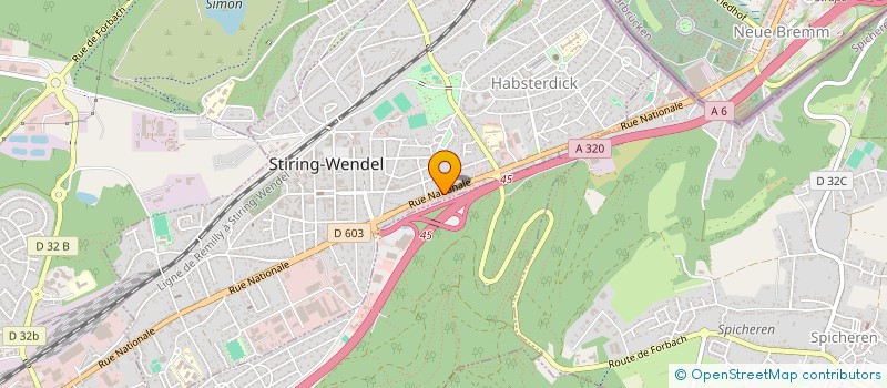 localisation de l'entreprise SCI AU CHENE  STIRING-WENDEL