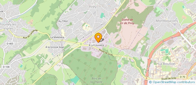 localisation de l'entreprise SCI AU CHENE  PIREY