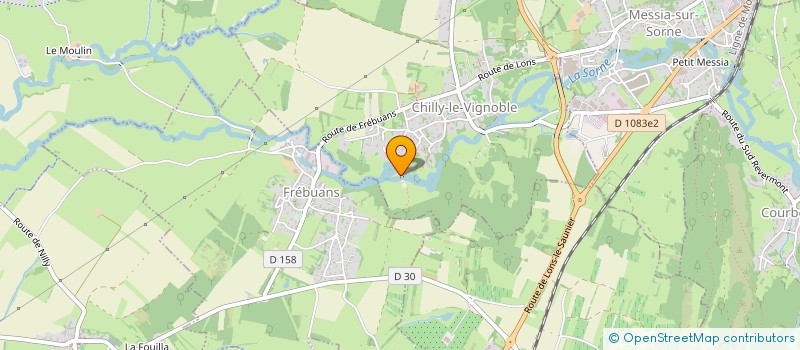 localisation de l'entreprise SCI AU CLAIR DE LUNE à CHILLY-LE-VIGNOBLE