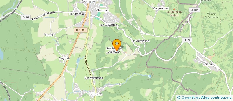 localisation de l'entreprise SCI AU COEUR DES DEUX MONTS  SALAVRE