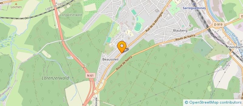 localisation de l'entreprise SCI AU COIN D'OR à SARREGUEMINES