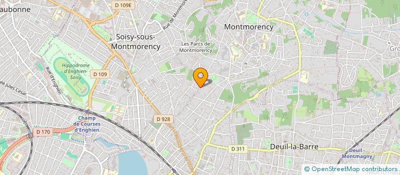 localisation de l'entreprise SCI AU COIN DES BATISSEURS à SOISY-SOUS-MONTMORENCY