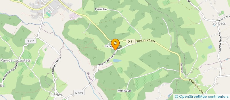 localisation de l'entreprise SCI AU CONTE  GEAUNE