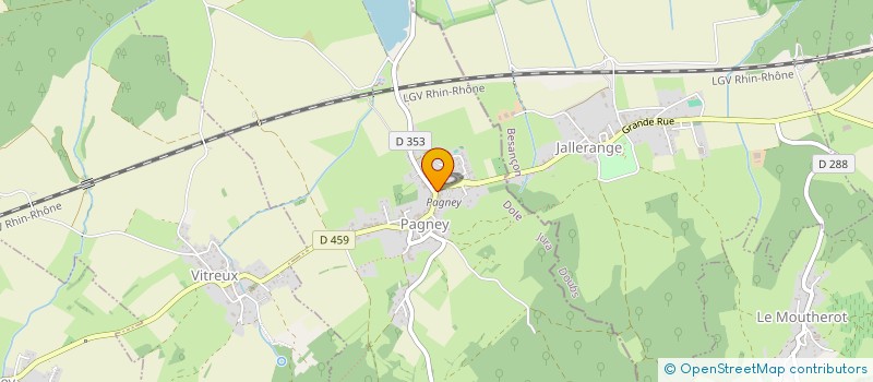 localisation de l'entreprise SCI AU CREUX  ROMAIN