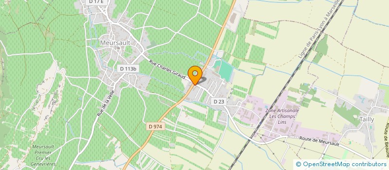 localisation de l'entreprise SCI AU CREUX DU COCHE  MEURSAULT