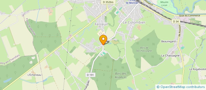 localisation de l'entreprise SCI AU DEVANT  PARAY-LE-MONIAL