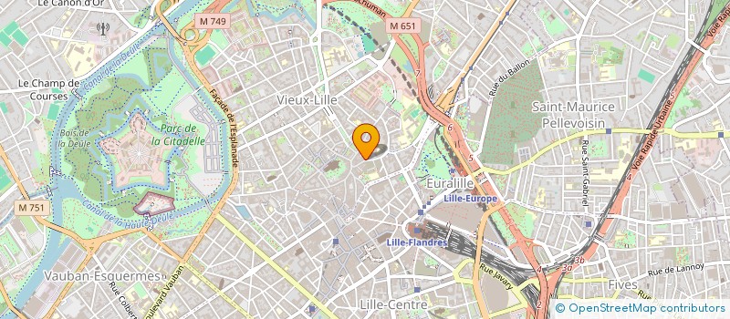 localisation de l'entreprise SCI AU FAUBOURG SAINT JACQUES à LILLE