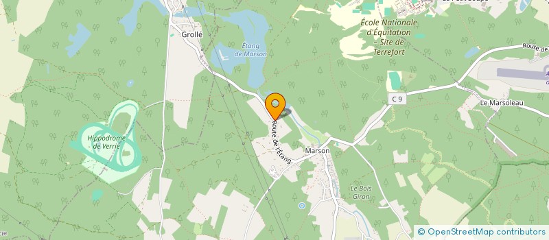 localisation de l'entreprise SCI AU FIL DE L'AGE  ROU-MARSON