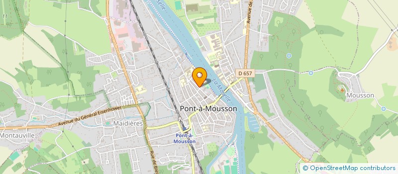 localisation de l'entreprise SCI AU FIL DE L'EAU  NANCY