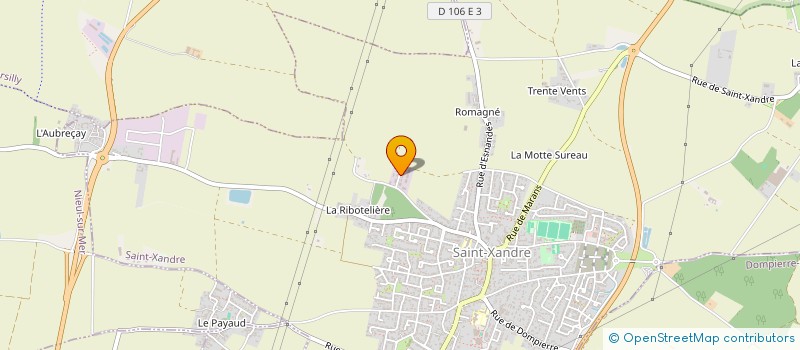 localisation de l'entreprise SCI AU FIL DE L'EAU  SAINT-XANDRE