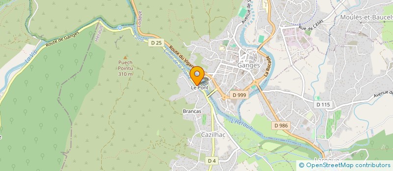 localisation de l'entreprise SCI AU FIL DE L'EAU  CAZILHAC