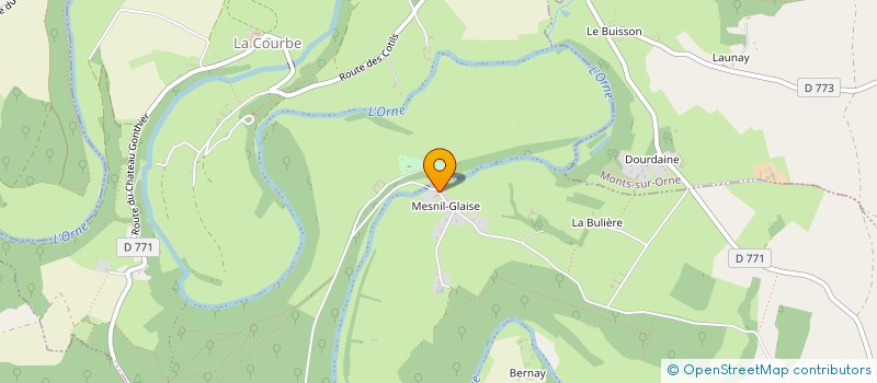 localisation de l'entreprise SCI AU FIL DE L'ORNE à ECOUCHE-LES-VALLEES