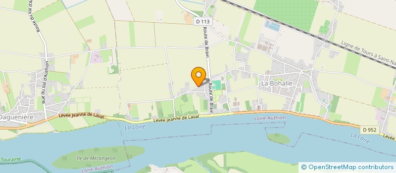 localisation de l'entreprise SCI AU FIL DE LOIRE  LOIRE-AUTHION