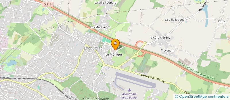 localisation de l'entreprise SCI AU FIL DES MOTS  LA BAULE-ESCOUBLAC