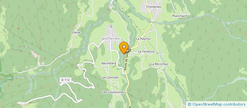 localisation de l'entreprise SCI AU FIL DU BOIS  FAVERGES-SEYTHENEX