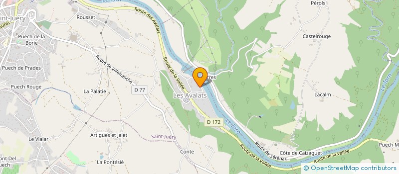 localisation de l'entreprise SCI AU FIL DU TARN  SAINT-JUERY