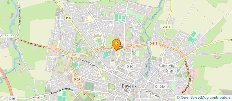 localisation de l'entreprise SCI AU FUR ET A MESURE  BAYEUX