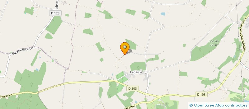 localisation de l'entreprise SCI AU GAVACH  FLEURANCE