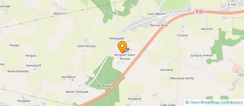 localisation de l'entreprise SCI AU GORLEIK  LANGUIDIC