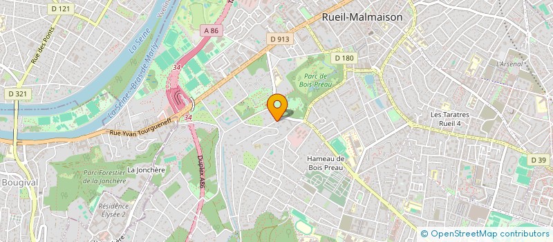 localisation de l'entreprise SCI AU GRAND CLOS à RUEIL-MALMAISON