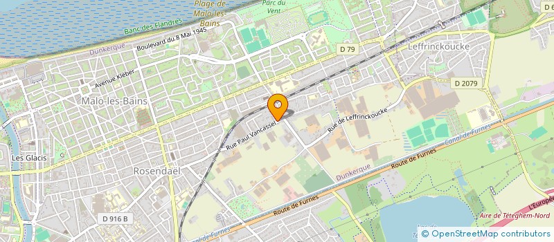 localisation de l'entreprise SCI AU GRAND STEENDAM à DUNKERQUE