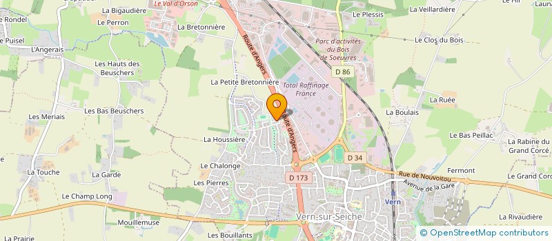 localisation de l'entreprise SCI AU MOINS CA  VERN-SUR-SEICHE