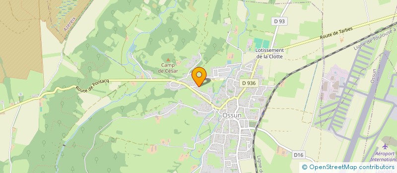 localisation de l'entreprise SCI AU MUGUET D'AUSSUN  OSSUN