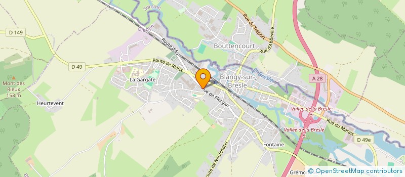 localisation de l'entreprise SCI AU P'TIT BONHEUR à BLANGY-SUR-BRESLE