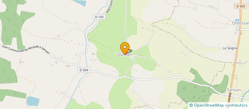 localisation de l'entreprise SCI AU PASTEL  MONCORNEIL-GRAZAN