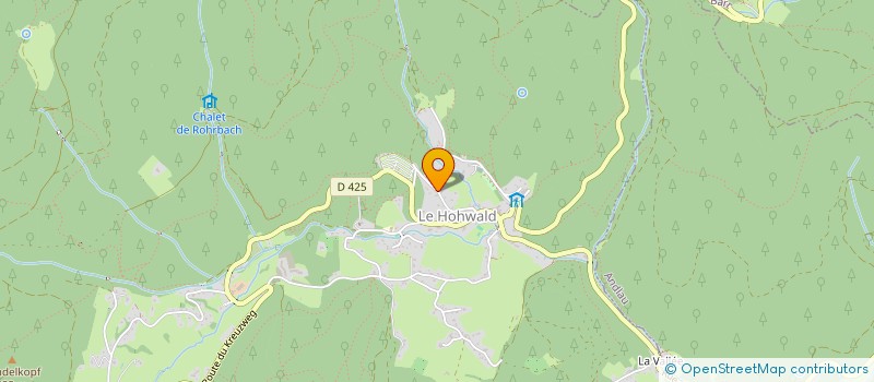 localisation de l'entreprise SCI AU PAVILLON DE CHASSE  LE HOHWALD