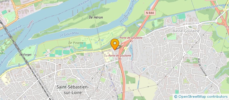 localisation de l'entreprise SCI AU PAYS ENCHANTE à SAINT-SEBASTIEN-SUR-LOIRE