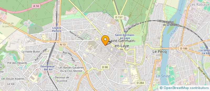 localisation de l'entreprise SCI AU PETIT MARCHE  SAINT-GERMAIN-EN-LAYE